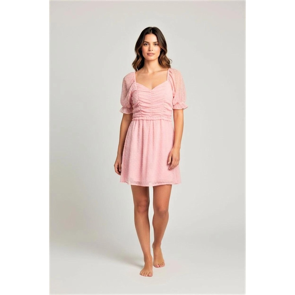 ANDREE BY UNIT Pink Mini Dress
